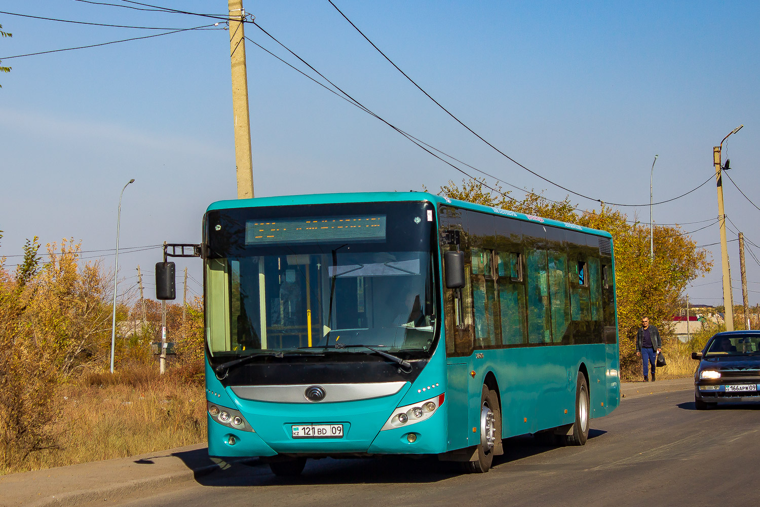 Карагандинская область, Yutong ZK6118HGA № 121 BD 09