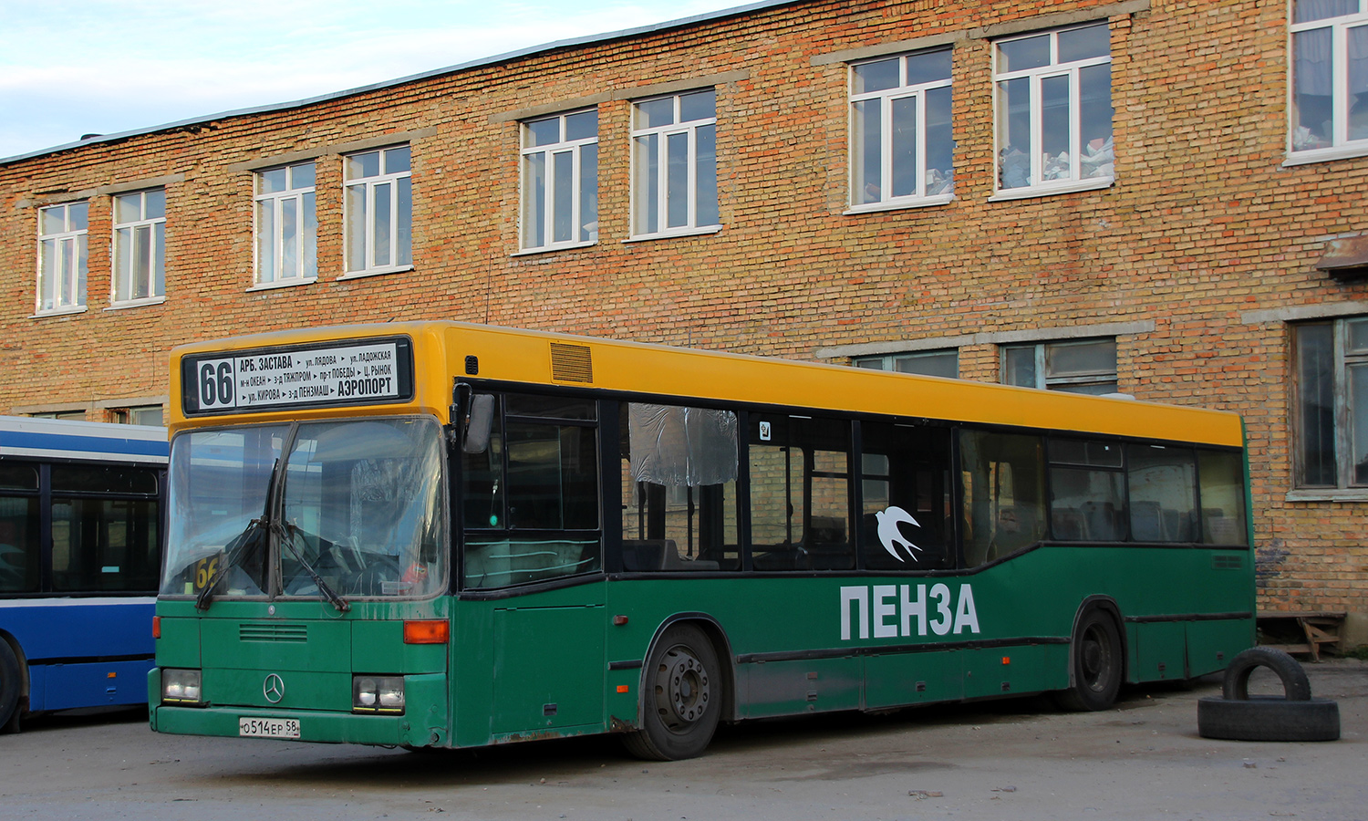 Пензенская область, Mercedes-Benz O405N2 № О 514 ЕР 58