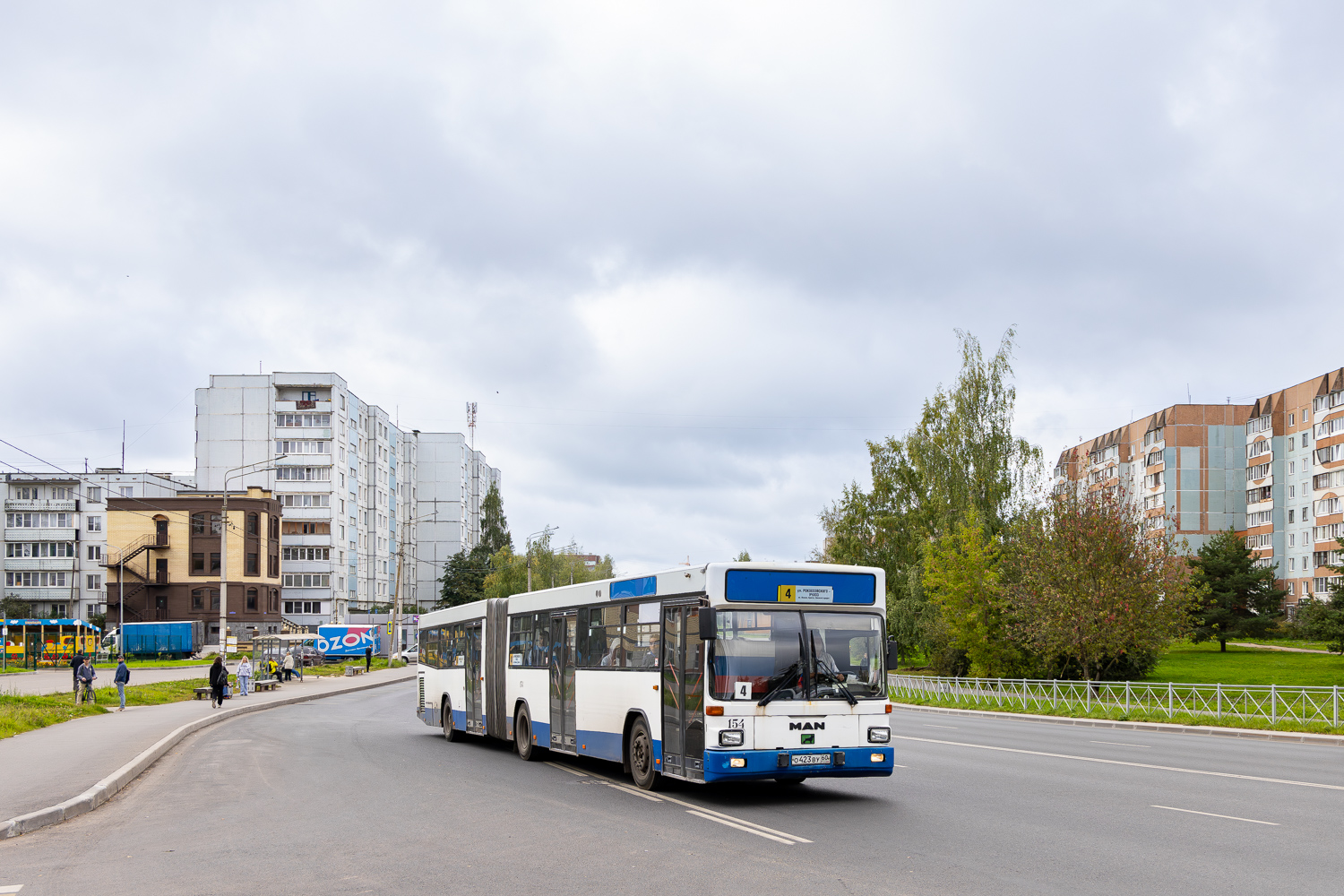 Псковская область, MAN A61 SG312 № 154