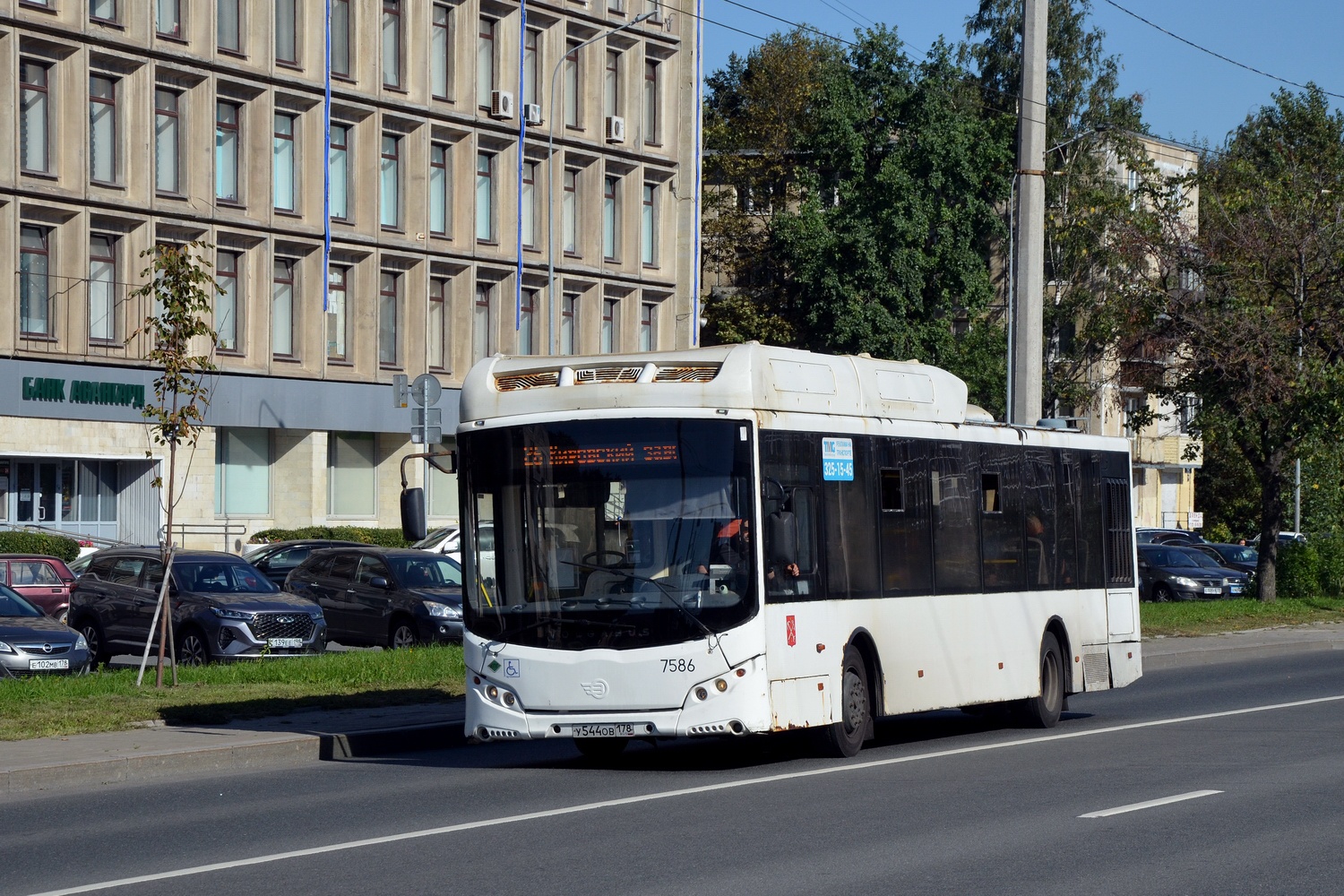 Санкт-Петербург, Volgabus-5270.G2 (CNG) № 7586