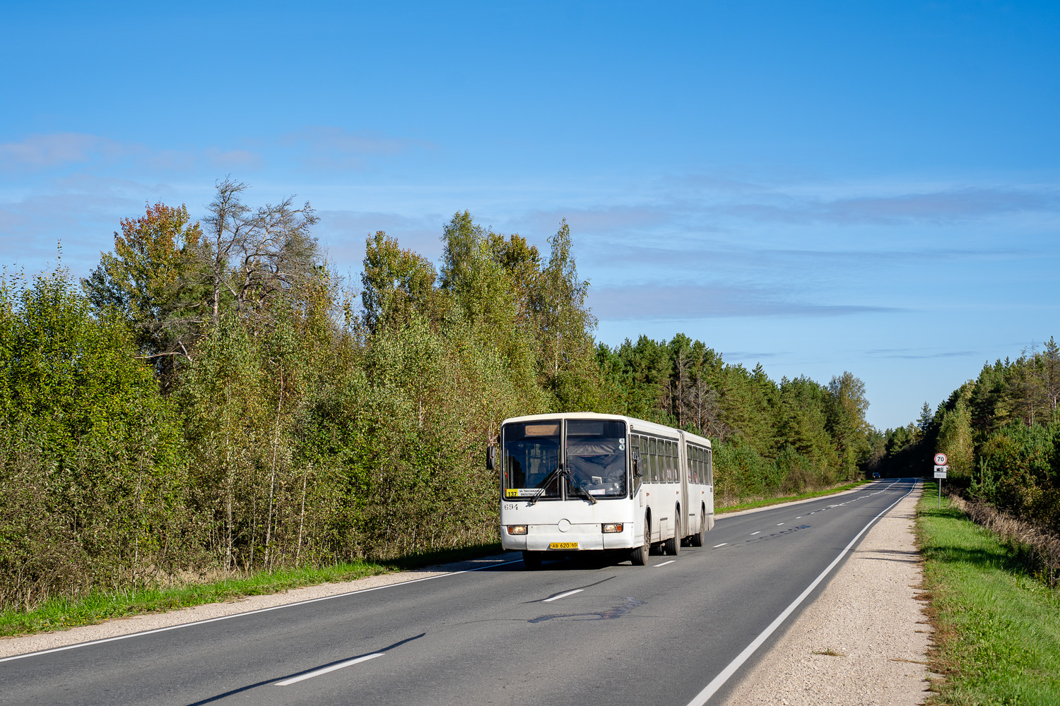 Псковская область, Mercedes-Benz O345G № 694