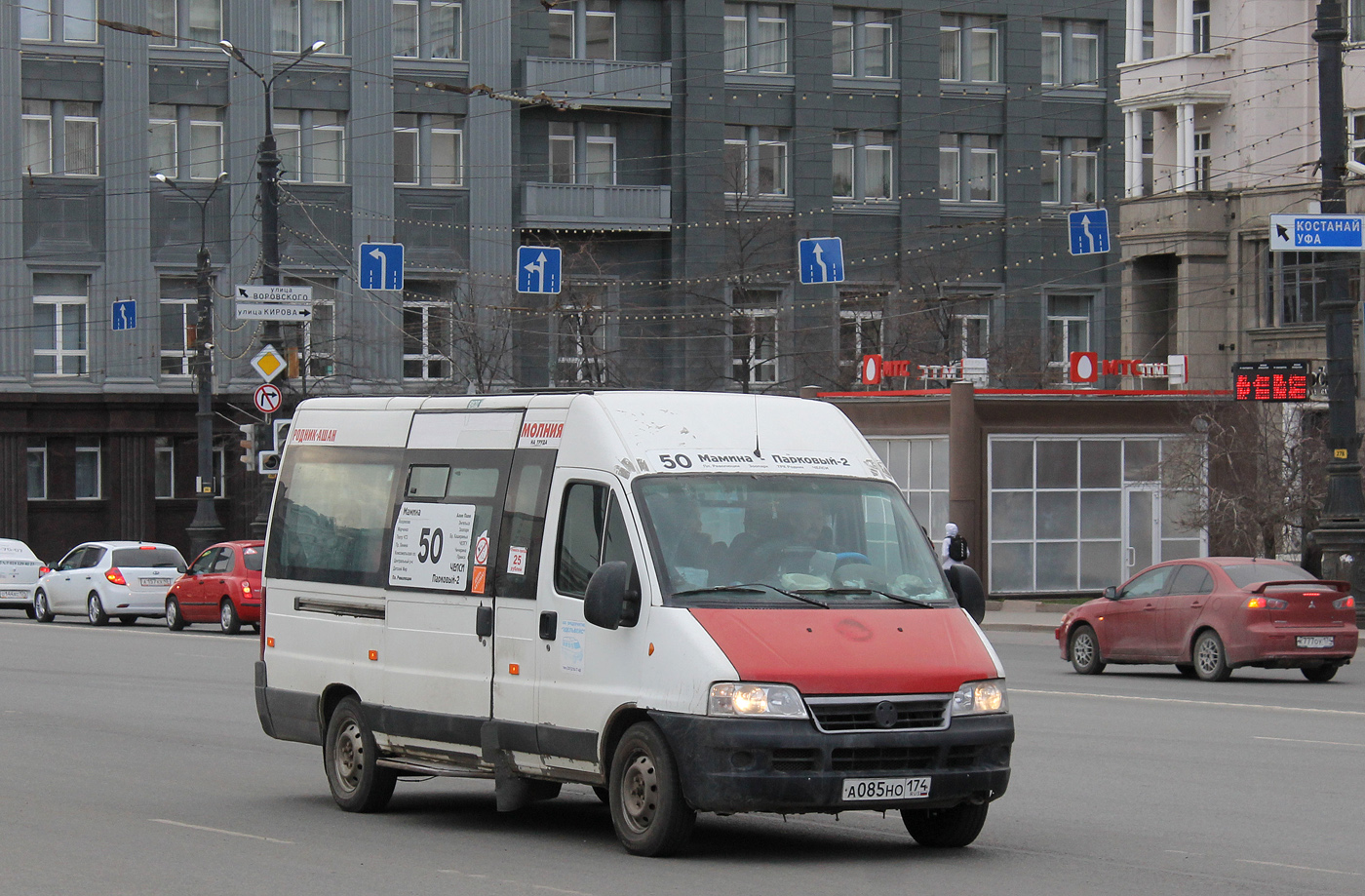 Челябинская область, FIAT Ducato 244 CSMMC-RLL, -RTL № А 085 НО 174