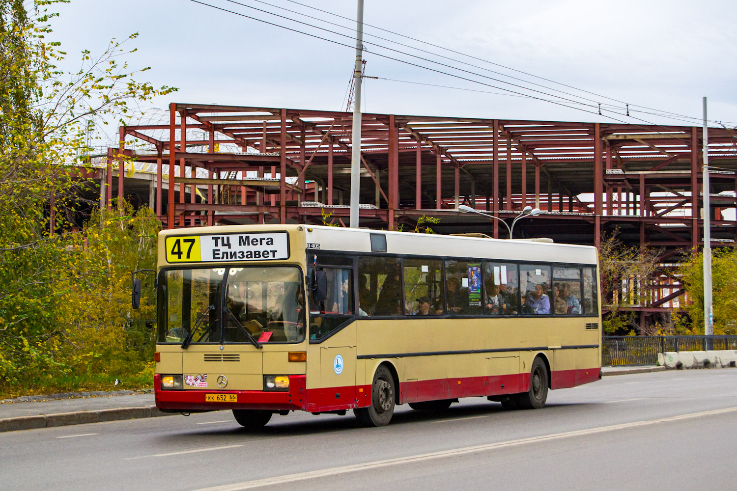 Свердловская область, Mercedes-Benz O405 № КК 652 66