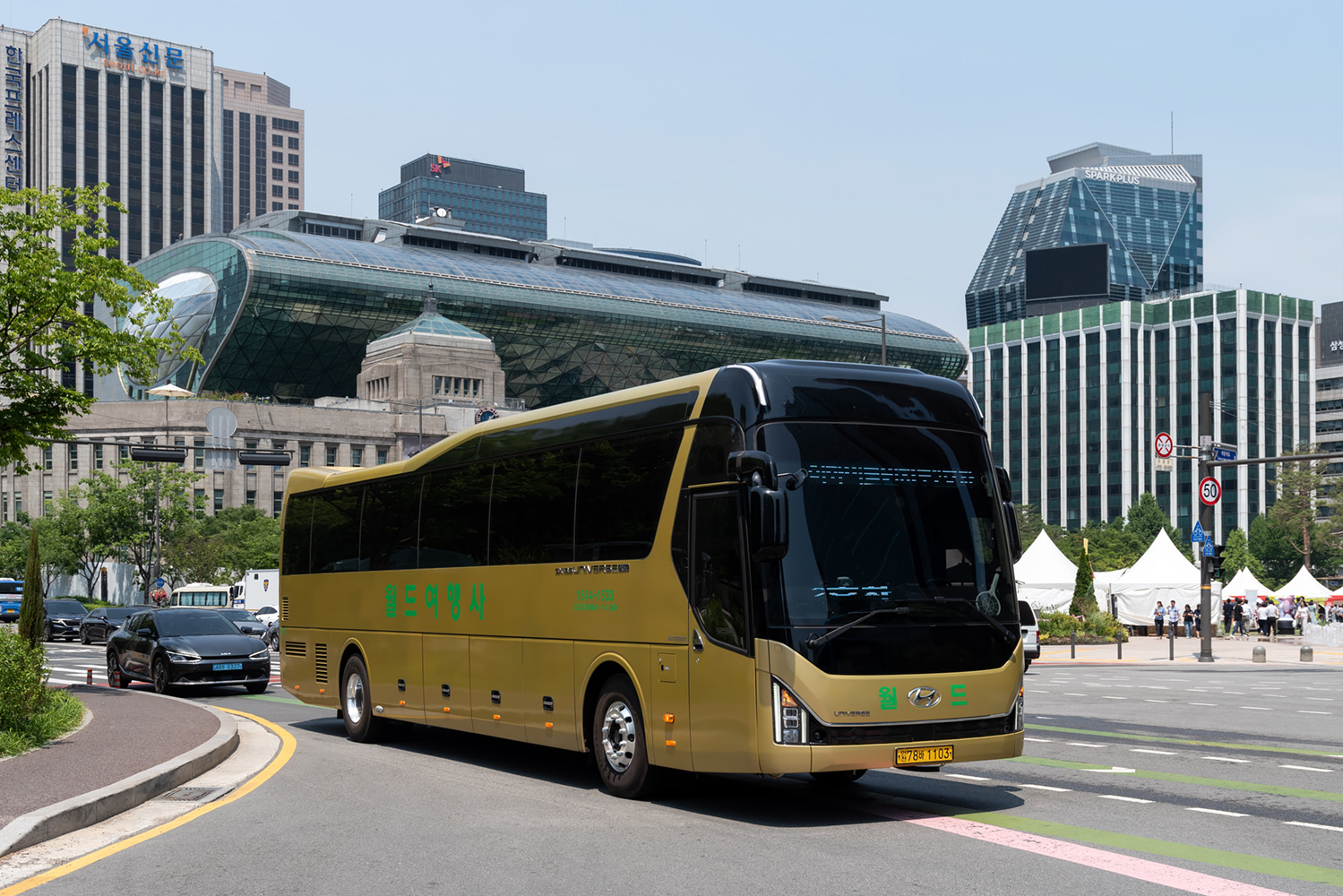 Южная Корея, Hyundai Universe F/L Prime EX № 인천 78 바 1103