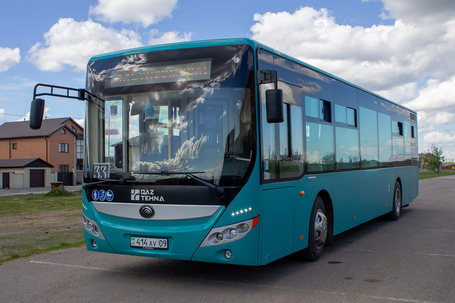 Карагандинская область, Yutong ZK6118HGA (QazTehna) № 414 AV 09