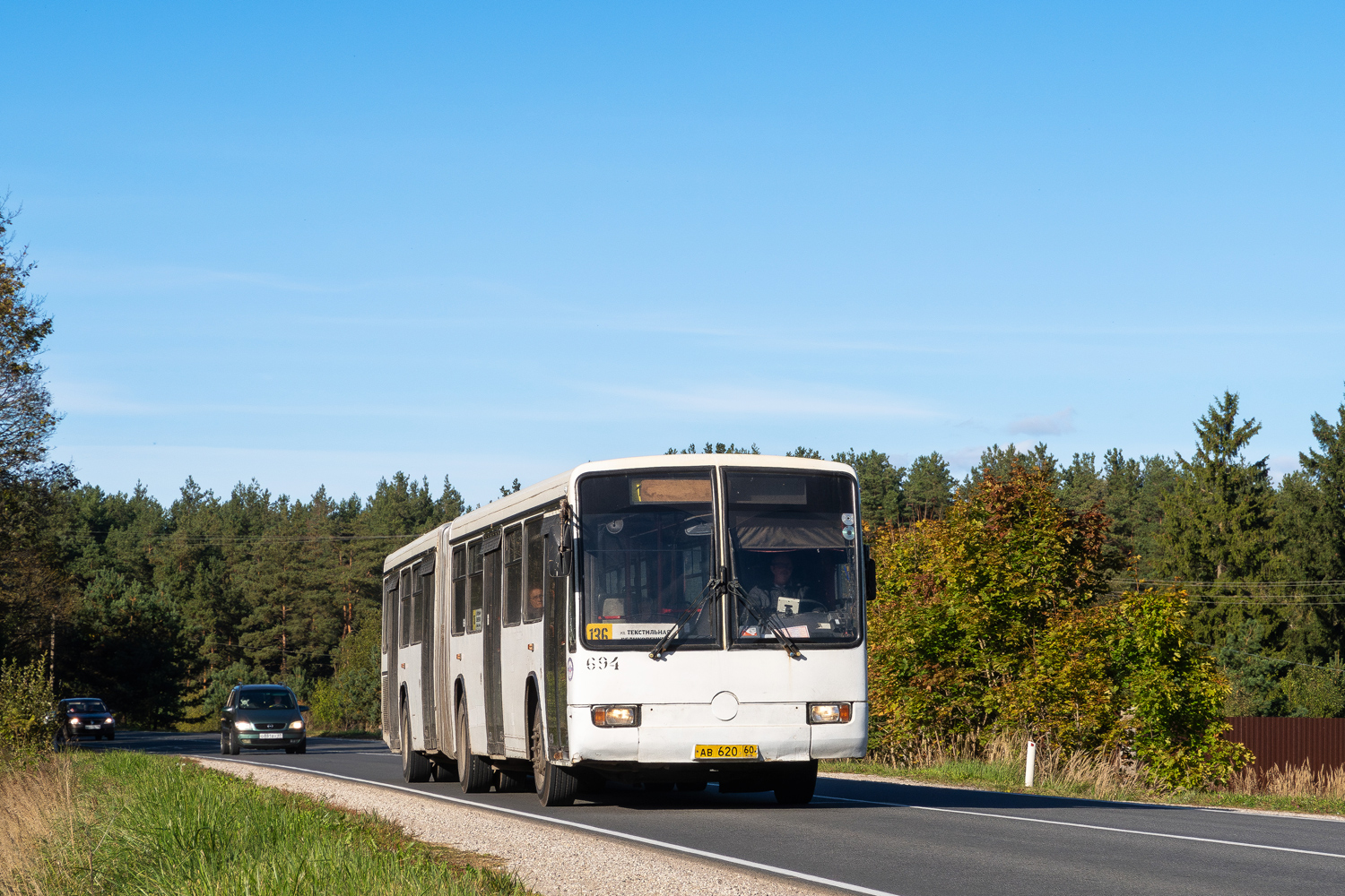 Псковская область, Mercedes-Benz O345G № 694