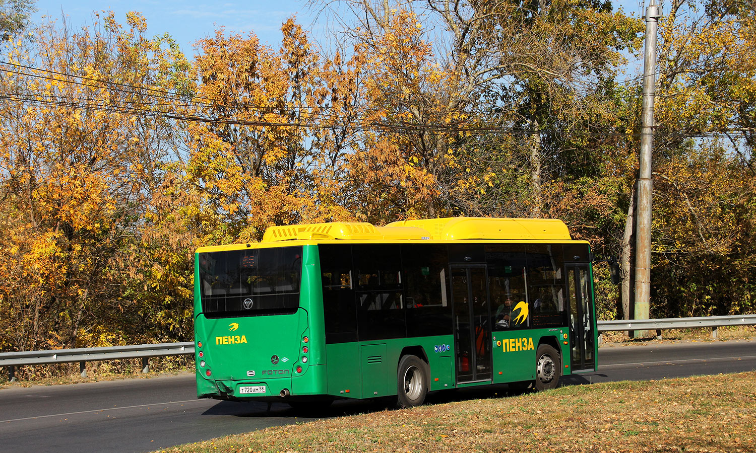 Пензенская область, Foton BJ6105C6MCD-1 № Т 720 АМ 58