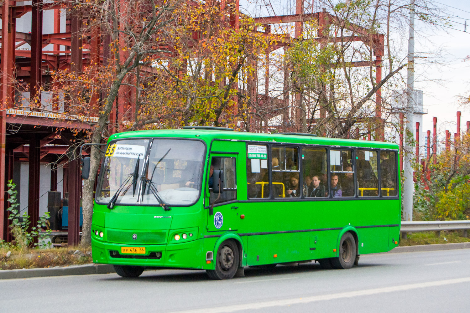 Свердловская область, ПАЗ-320414-04 "Вектор" (1-2) № КР 436 66