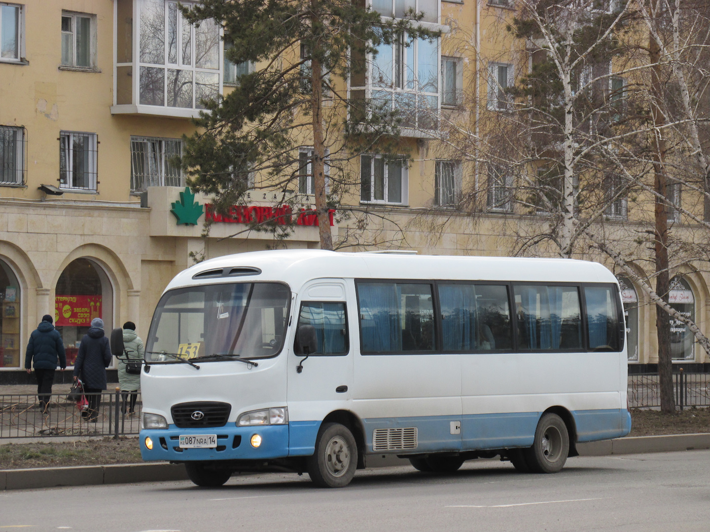 Павлодарская область, Hyundai County Deluxe № 087 NRA 14