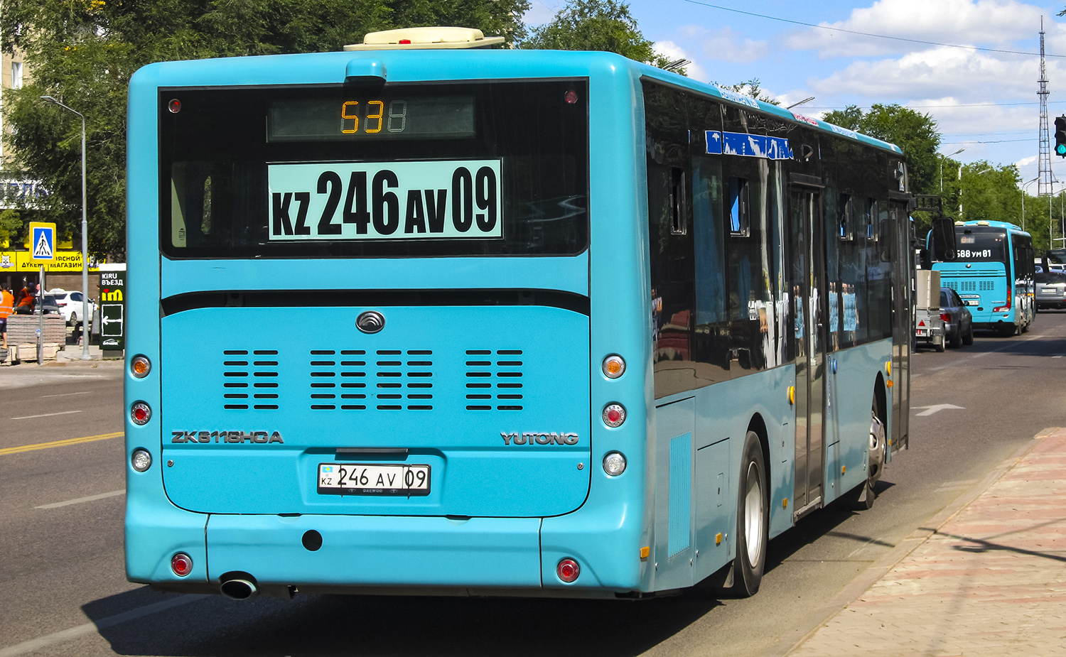 Карагандинская область, Yutong ZK6118HGA (QazTehna) № 246 AV 09
