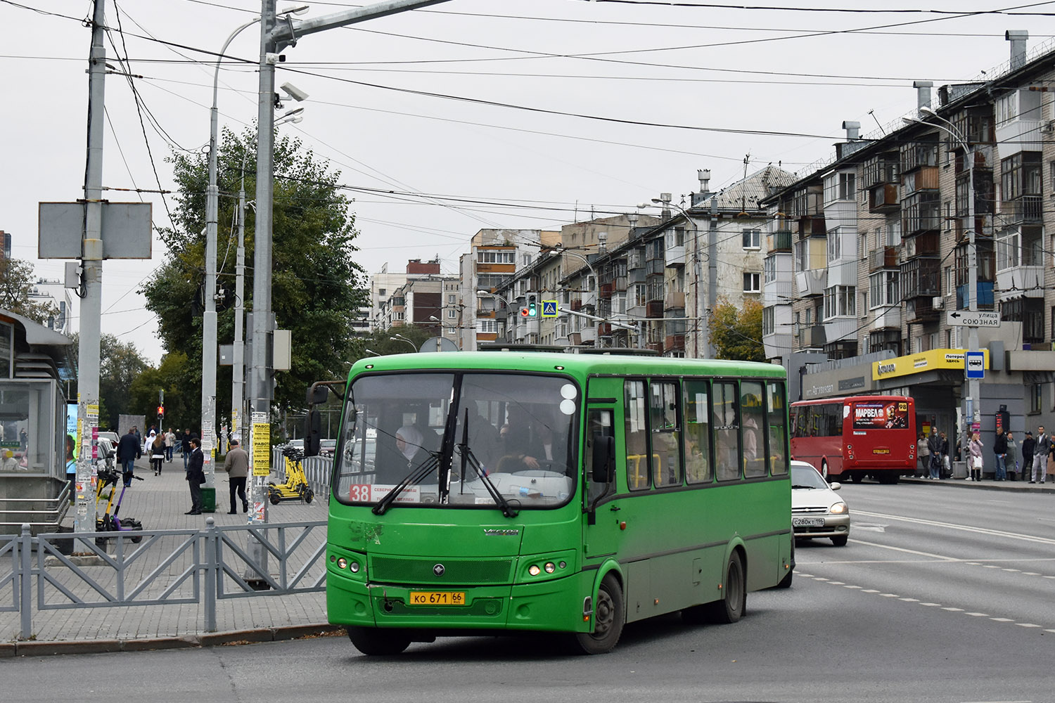 Свердловская область, ПАЗ-320414-04 "Вектор" (1-2) № КО 671 66