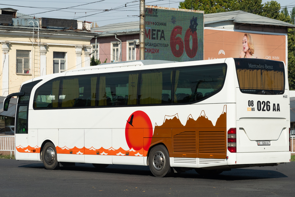 Кыргызстан, Mercedes-Benz O580-15RHD Travego № 08 026 AA