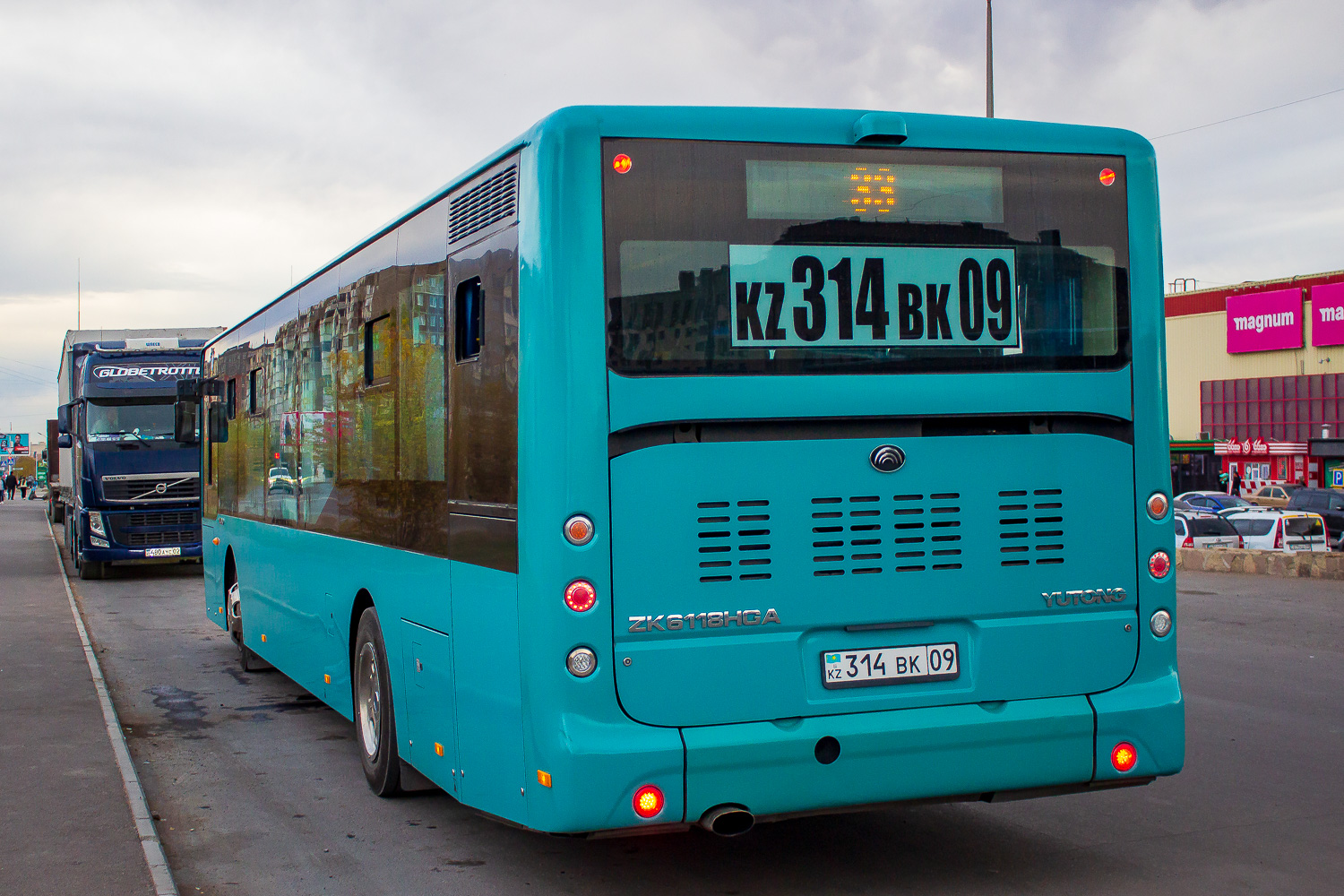 Карагандинская область, Yutong ZK6118HGA (QazTehna) № 314 BK 09