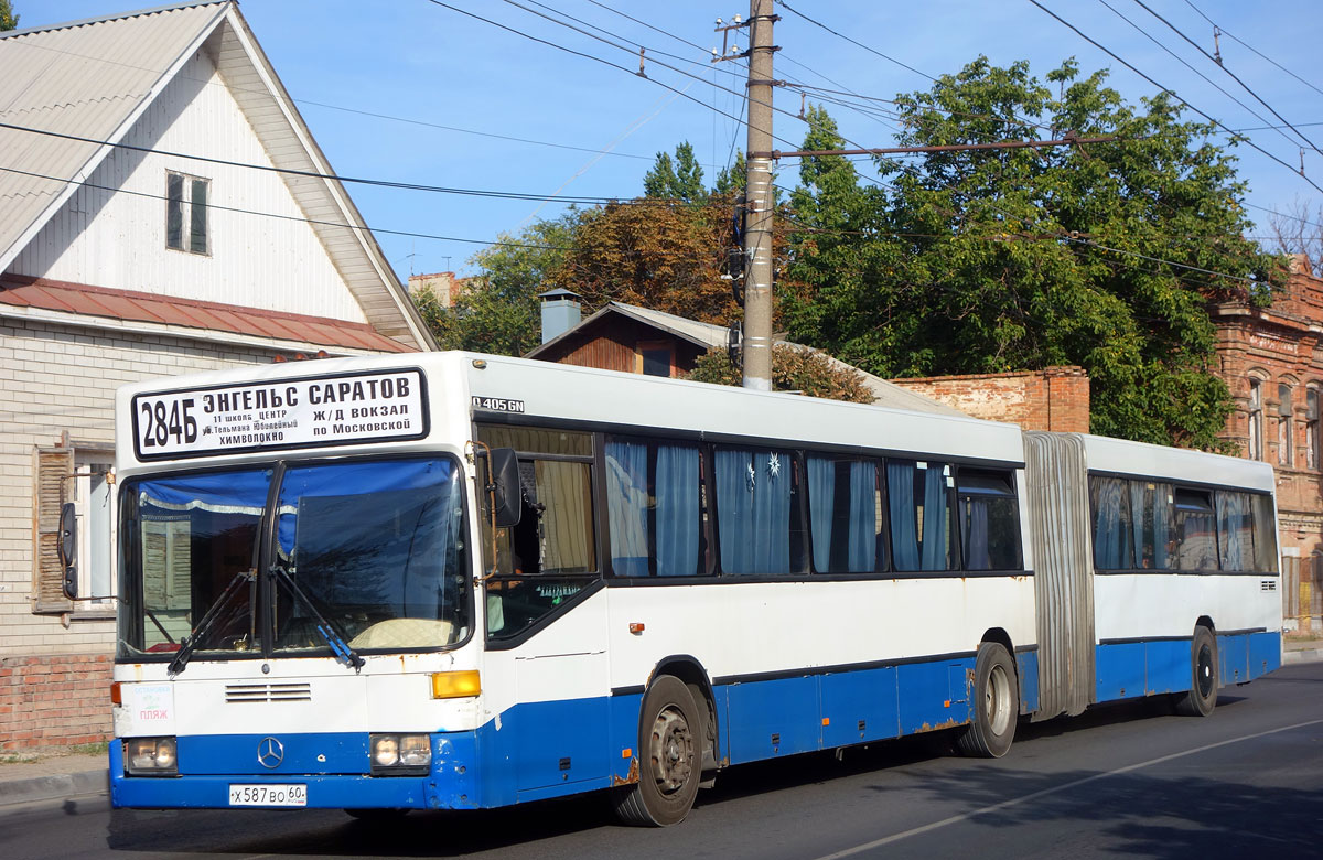 Саратовская область, Mercedes-Benz O405GN № Х 587 ВО 60