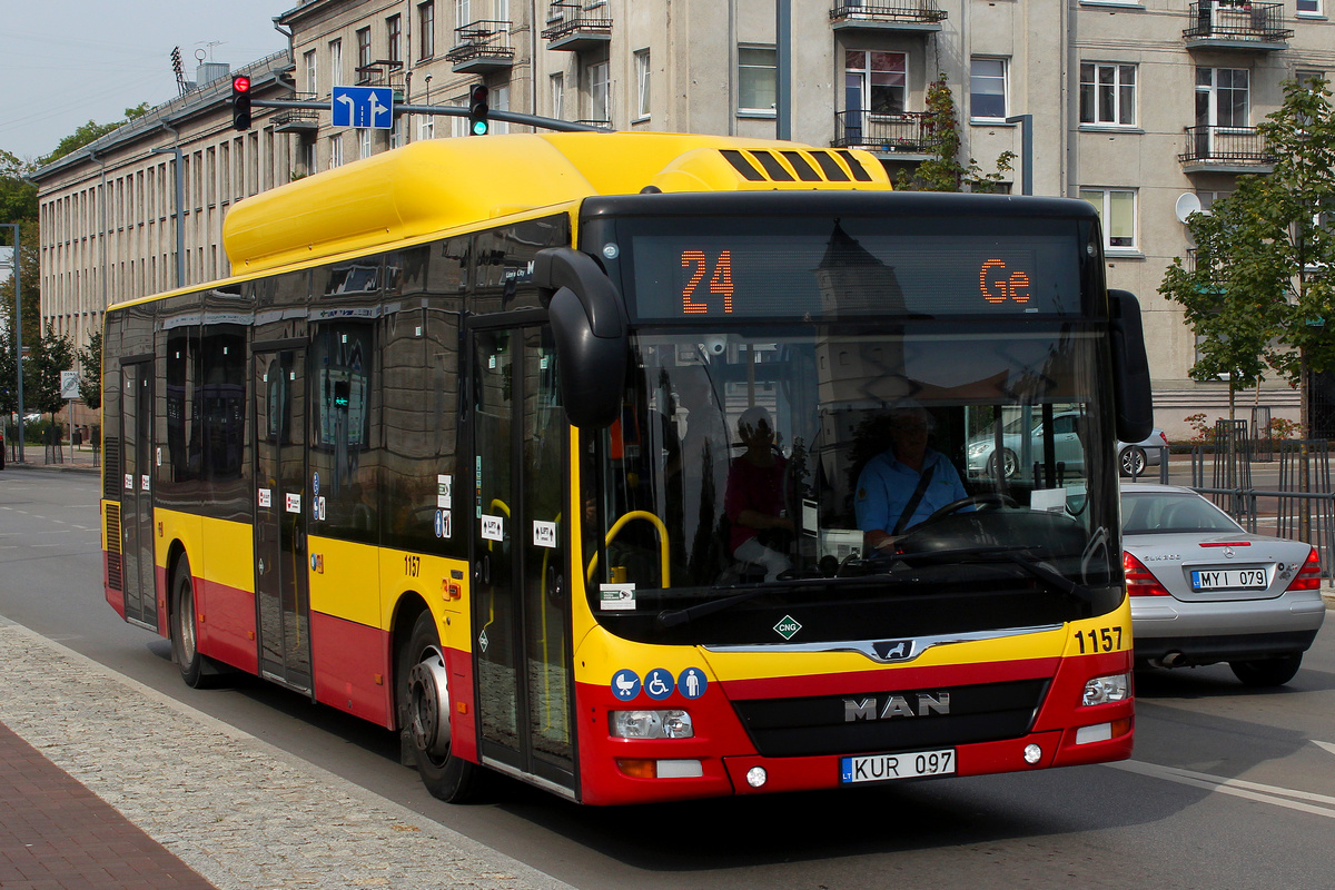 Литва, MAN A21 Lion's City NL273 CNG № 1157