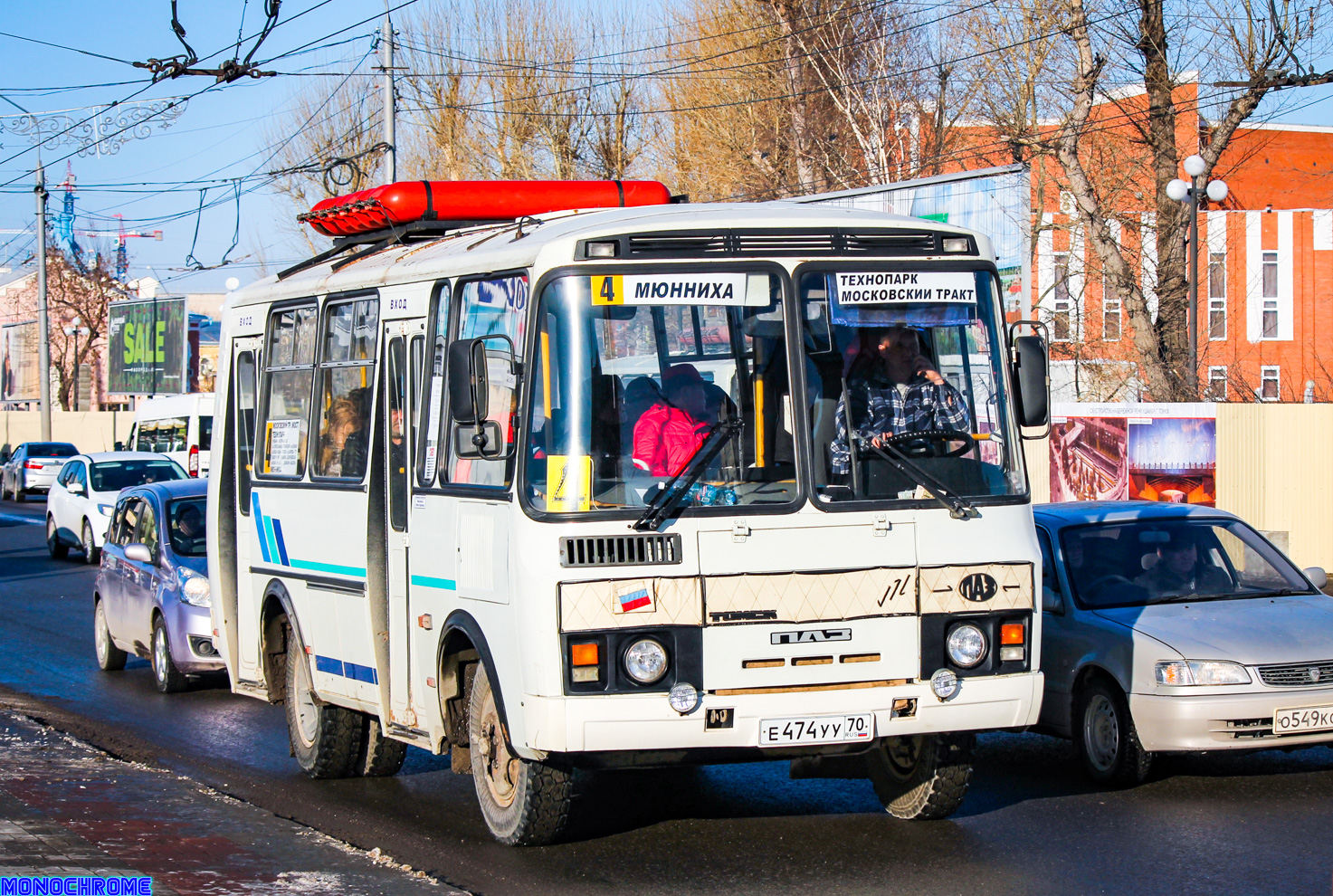 Томская область, ПАЗ-32054 № Е 474 УУ 70