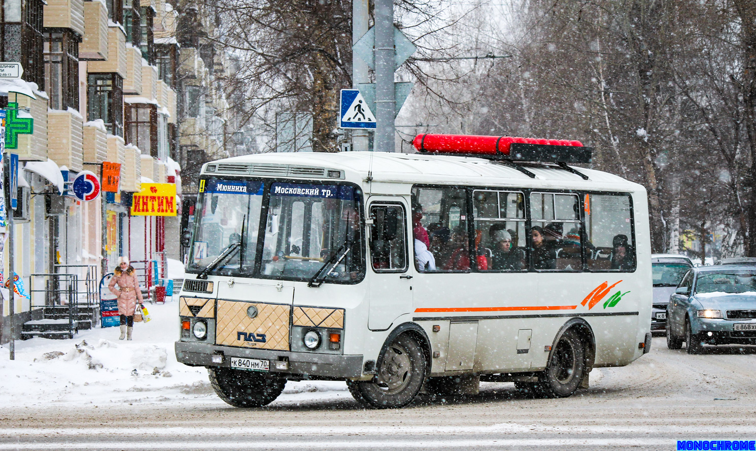 Томская область, ПАЗ-32054 № К 840 НМ 70