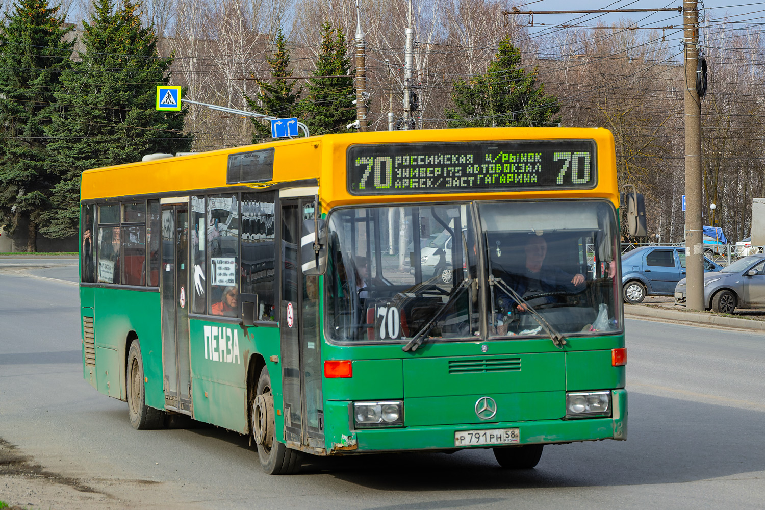 Пензенская область, Mercedes-Benz O405N2 № Р 791 РН 58