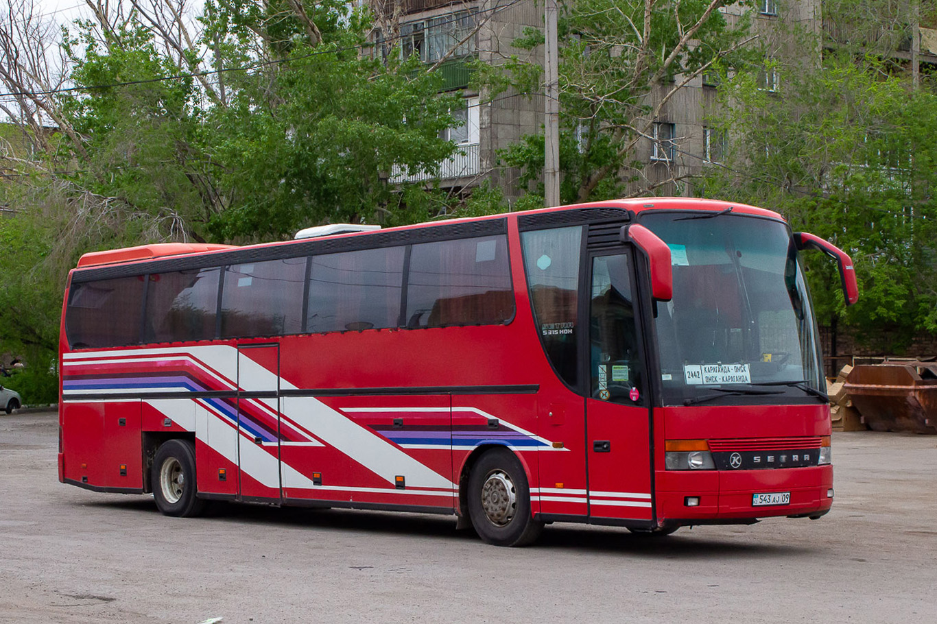 Карагандинская область, Setra S315HDH № 543 AJ 09