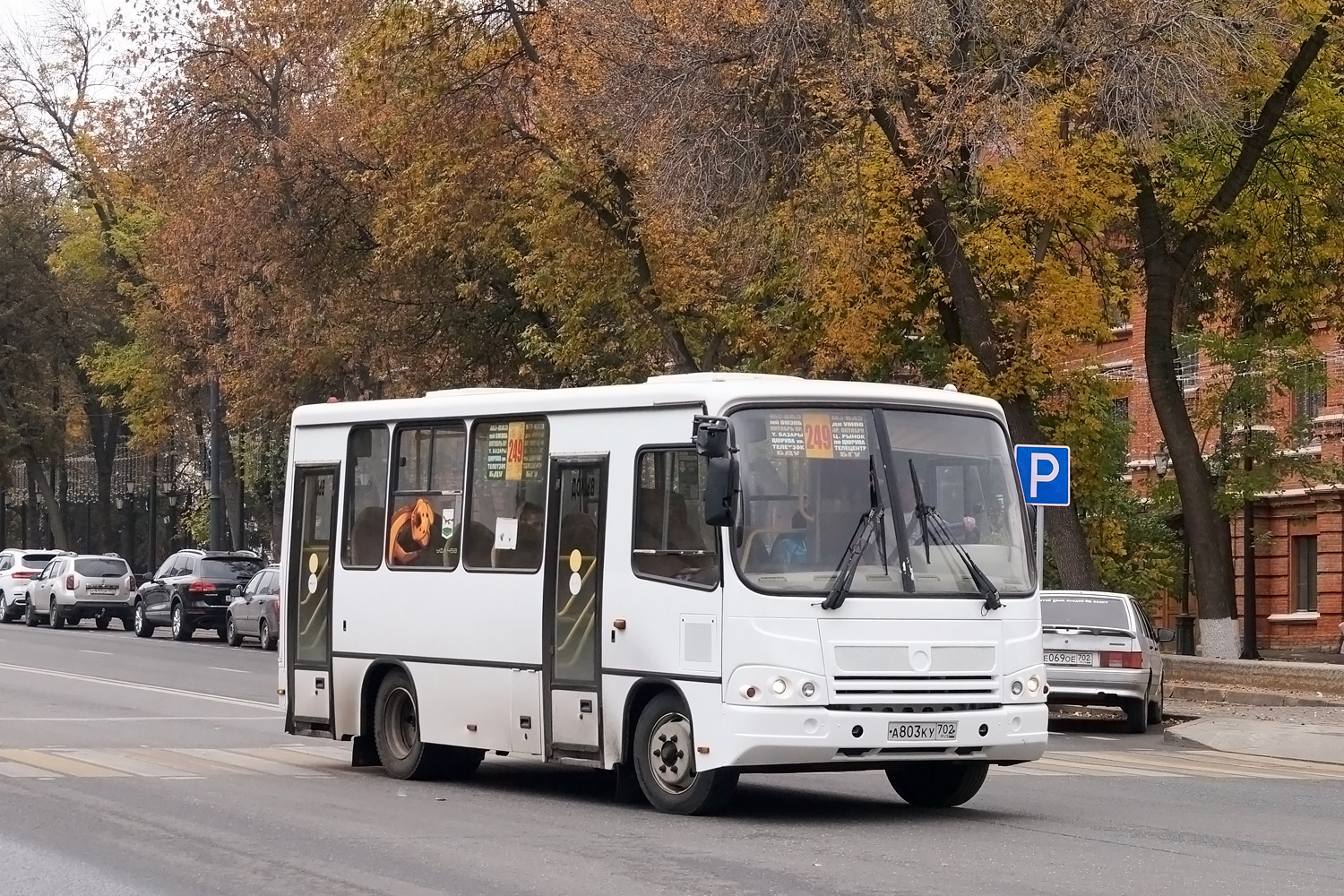 Башкортостан, ПАЗ-320302-11 № А 803 КУ 702