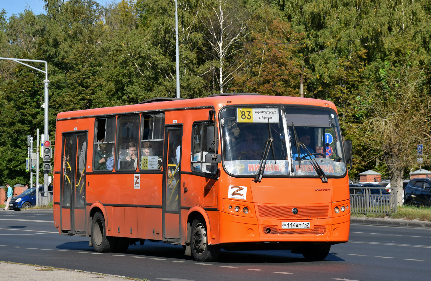 Нижегородская область, ПАЗ-320414-05 "Вектор" № Р 114 АТ 152