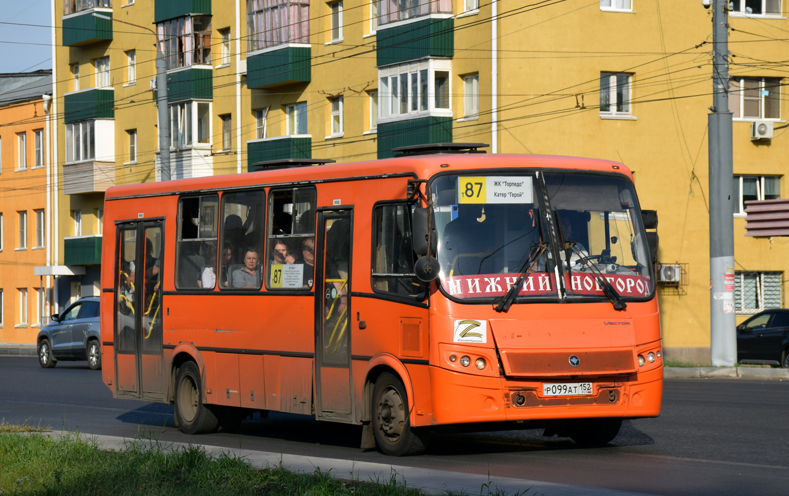 Нижегородская область, ПАЗ-320414-05 "Вектор" № Р 099 АТ 152