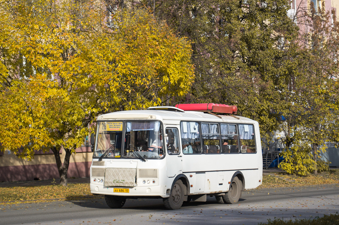 Кемеровская область - Кузбасс, ПАЗ-32054 № АХ 686 42