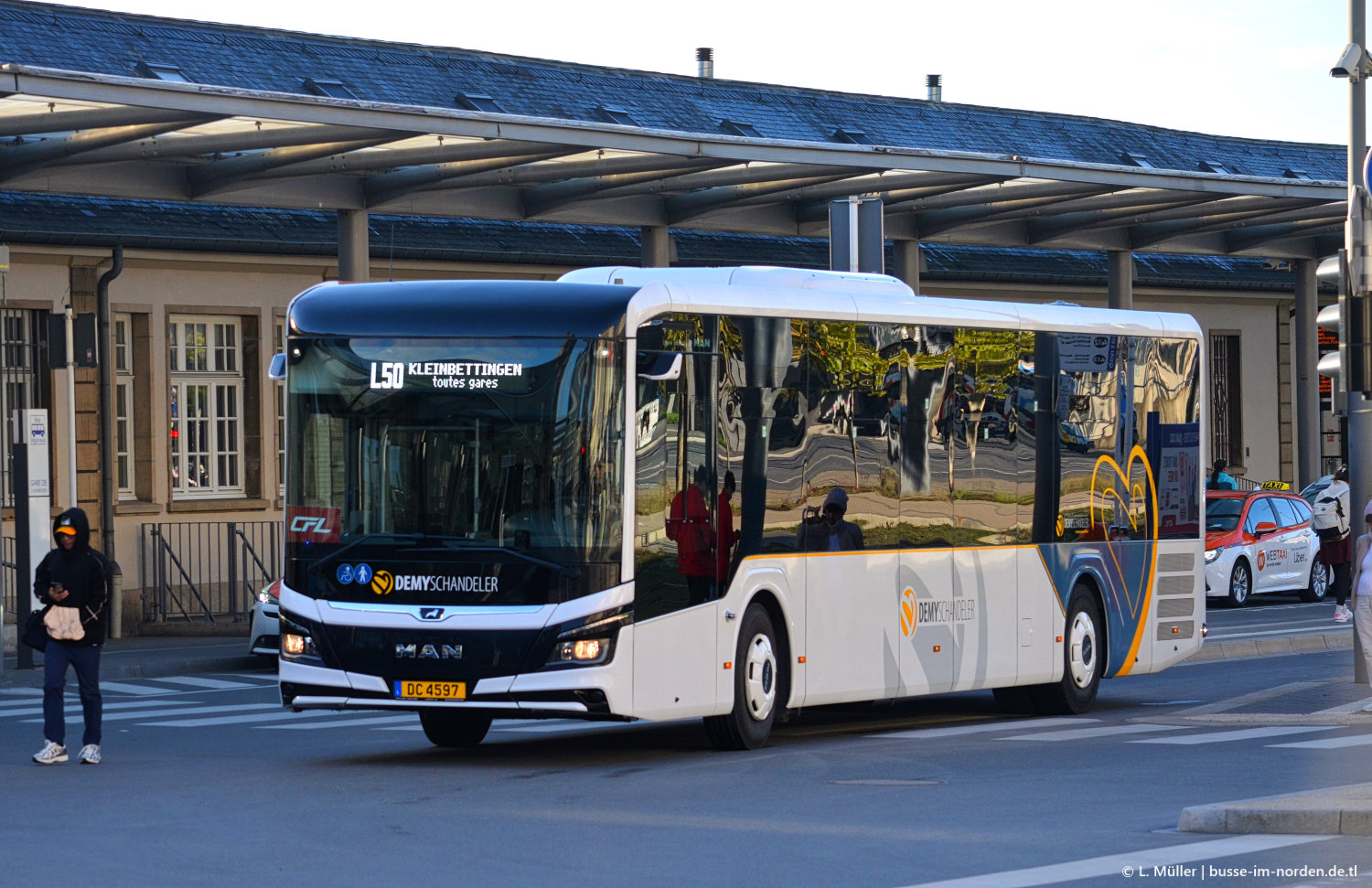 Люксембург, MAN 43C Lion's Intercity LE 13 LEÜ**0 № DC 4597