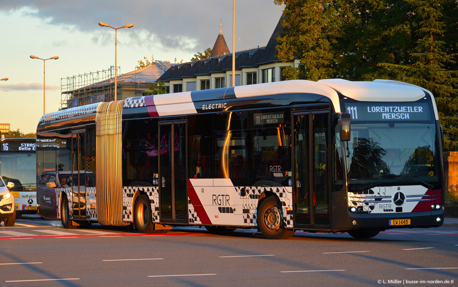 Люксембург, Mercedes-Benz eCitaro G № EW 1445