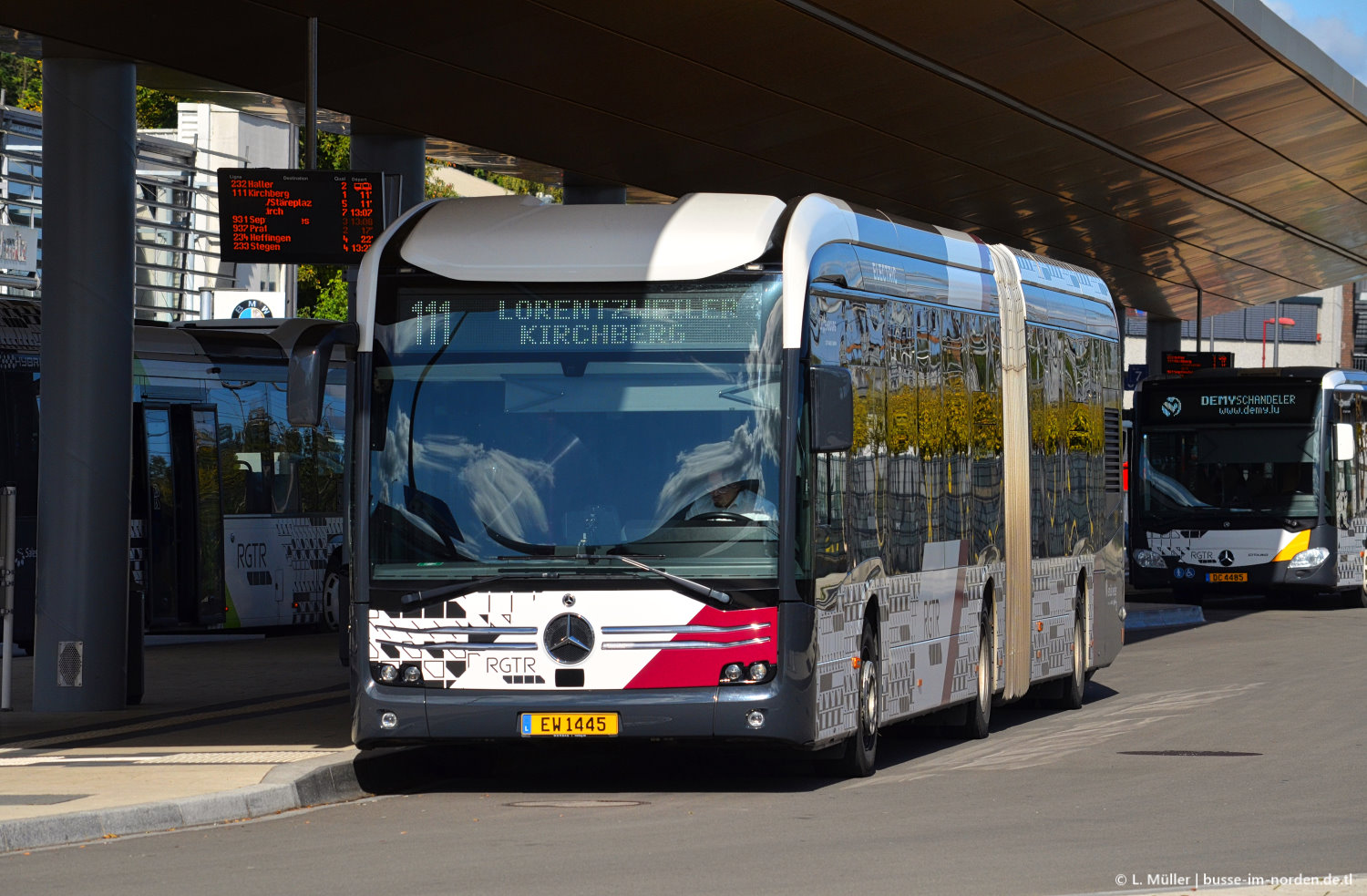 Люксембург, Mercedes-Benz eCitaro G № EW 1445