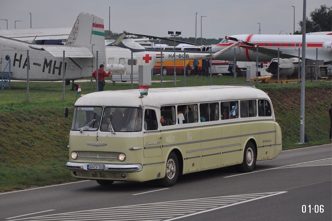 Венгрия, Ikarus  55 № AA CV-350; Венгрия — VI. Ikarus Találkozó, Aeropark (2024)