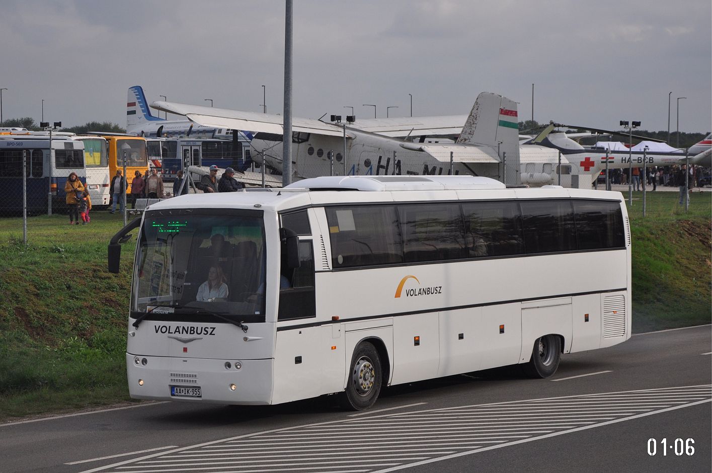 Венгрия, Ikarus 350.70A (955) № AA IK-955; Венгрия — VI. Ikarus Találkozó, Aeropark (2024)