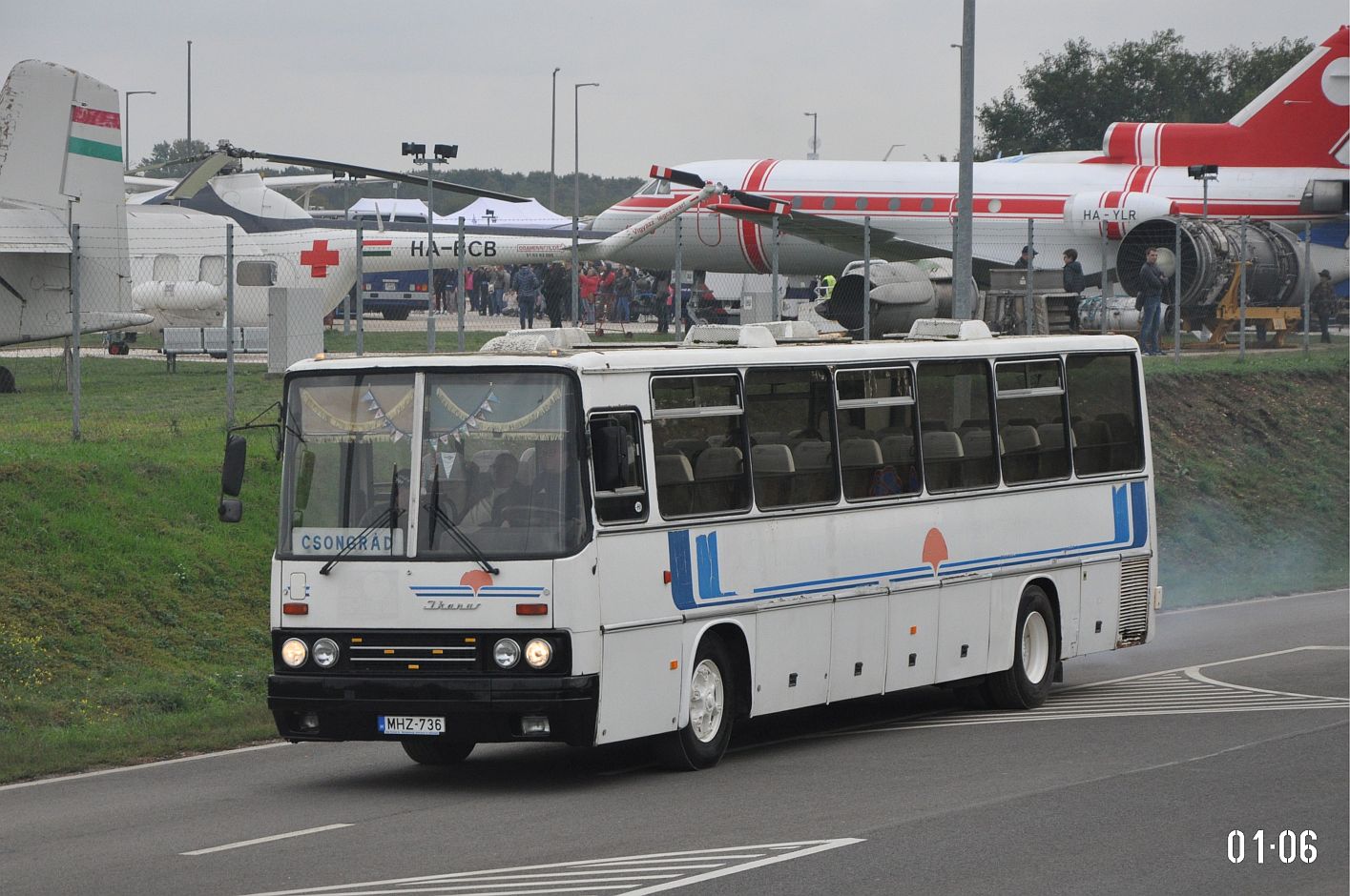 Венгрия, Ikarus 250.59 № MHZ-736; Венгрия — VI. Ikarus Találkozó, Aeropark (2024)