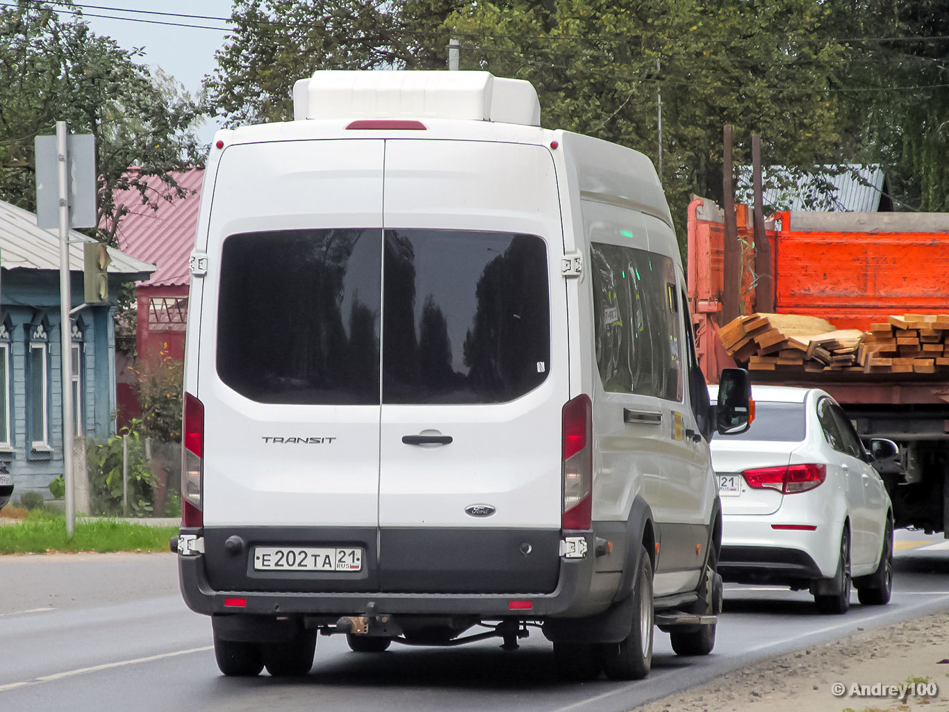 Чувашия, Ford Transit FBD [RUS] (Z6F.ESG.) № Е 202 ТА 21