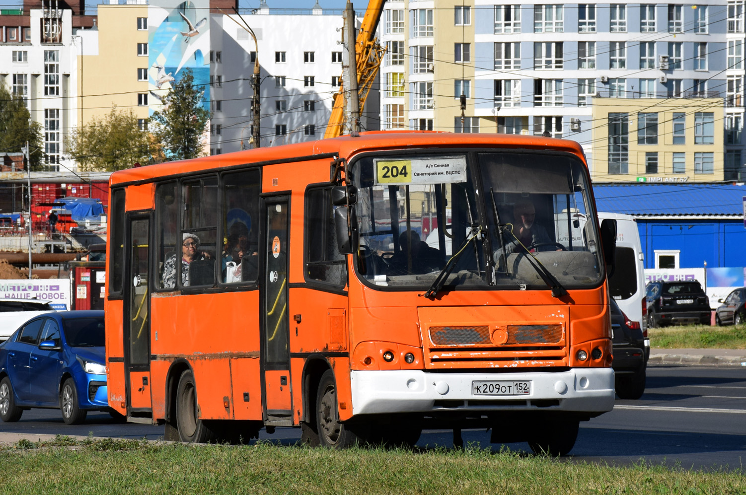 Нижегородская область, ПАЗ-320402-05 № К 209 ОТ 152