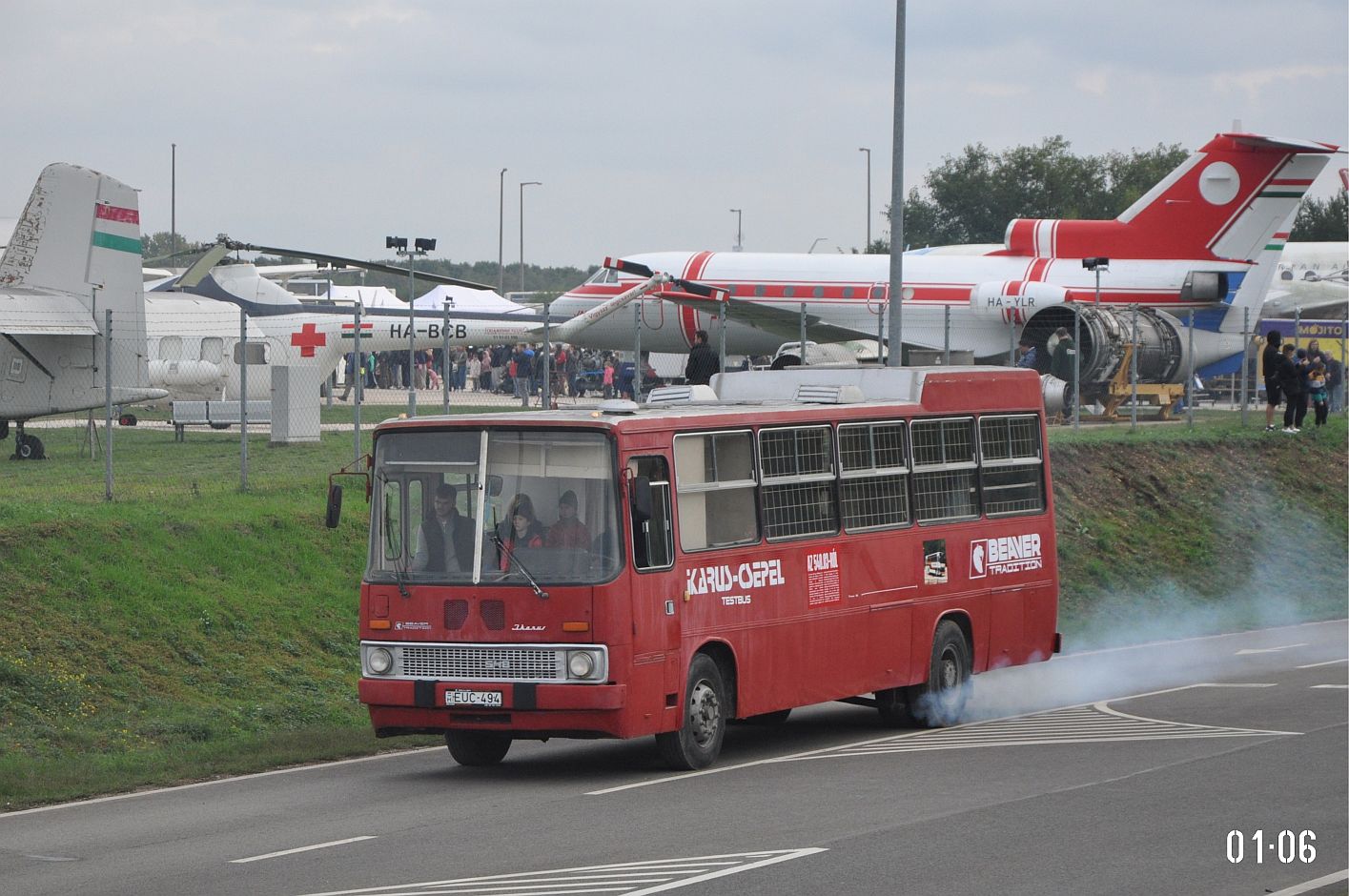 Венгрия, Ikarus 548.05 № EUC-494; Венгрия — VI. Ikarus Találkozó, Aeropark (2024)