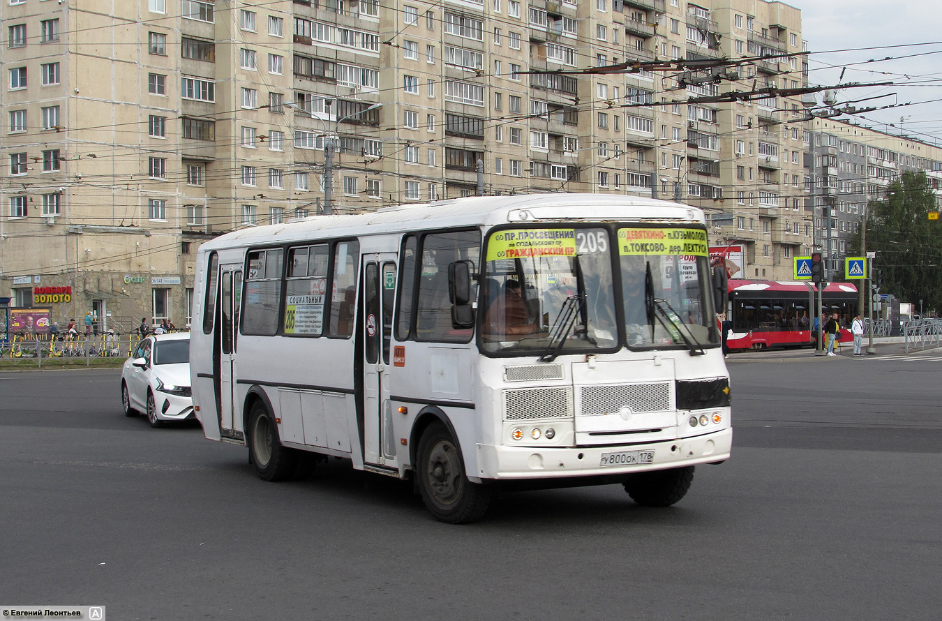 Ленинградская область, ПАЗ-4234-05 № У 800 ОК 178