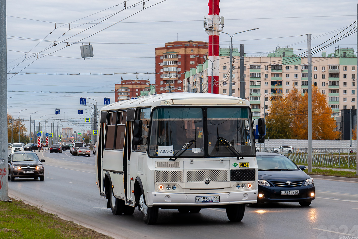 Омская область, ПАЗ-320540-12 № 9024