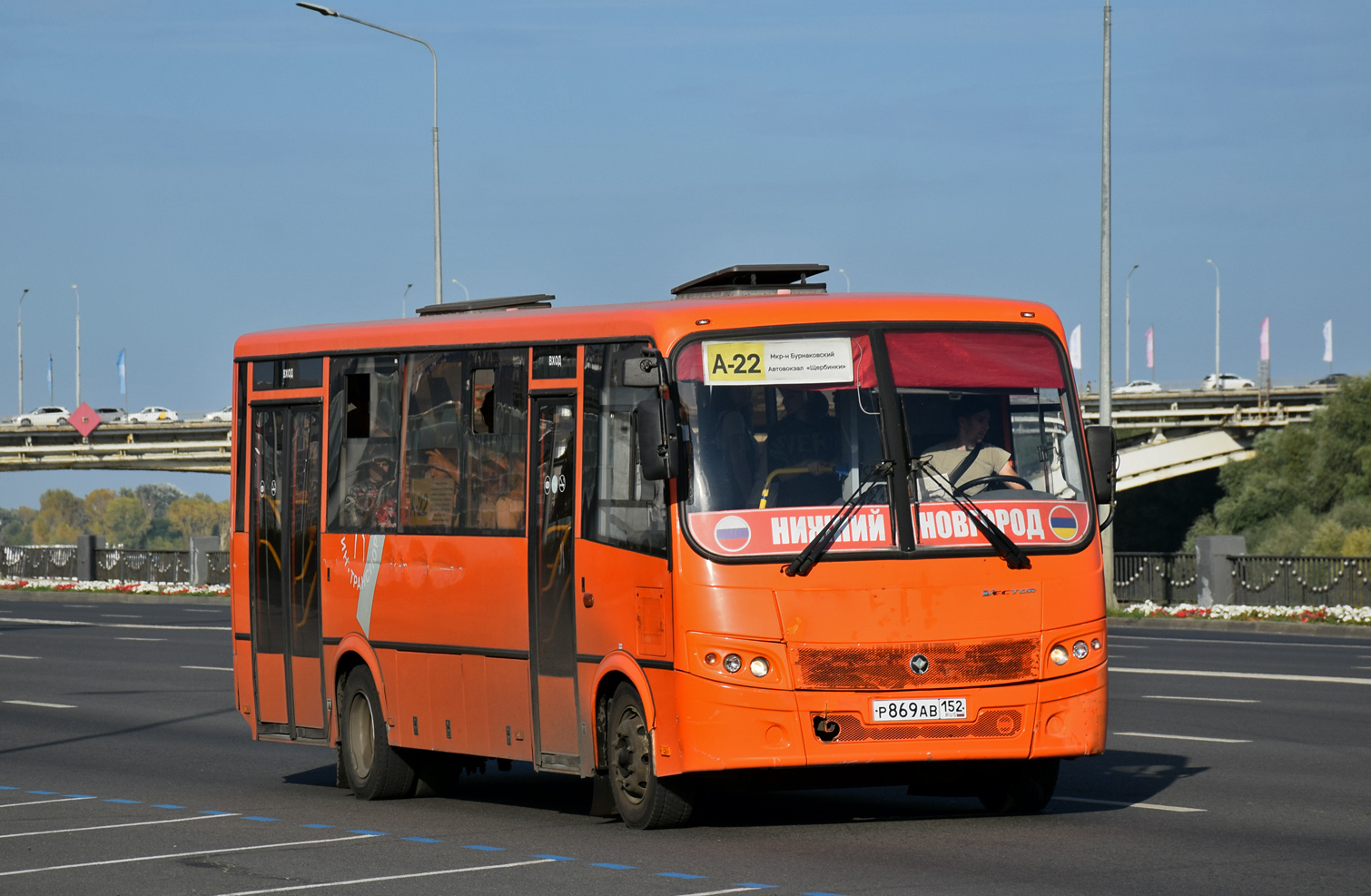 Nizhegorodskaya region, PAZ-320414-04 "Vektor" # Р 869 АВ 152