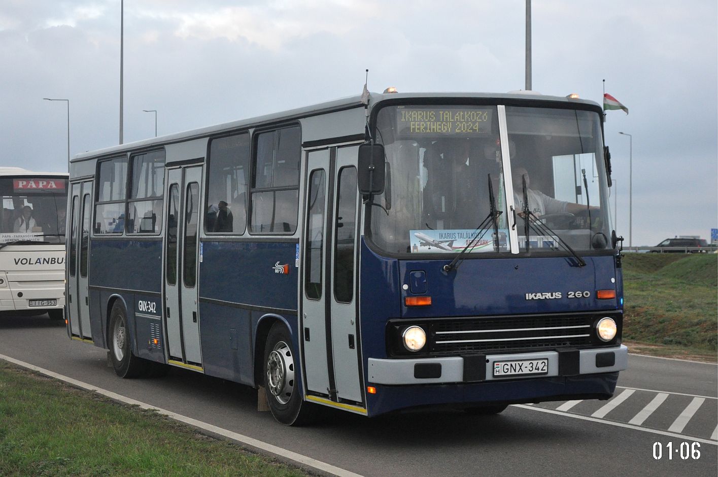 Венгрия, Ikarus 260.30M № GNX-342; Венгрия — VI. Ikarus Találkozó, Aeropark (2024)