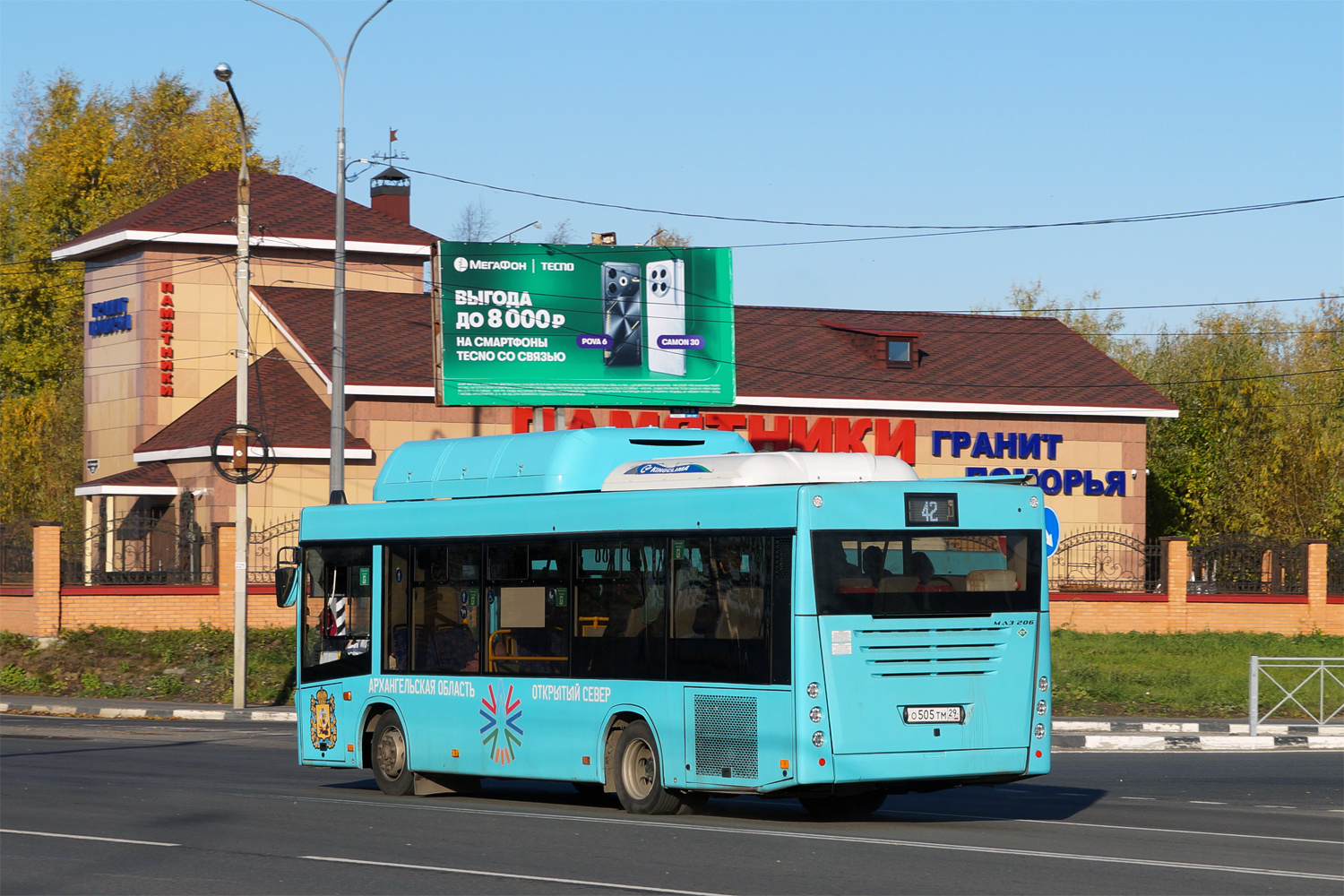 Архангельская область, МАЗ-206.948 № О 505 ТМ 29