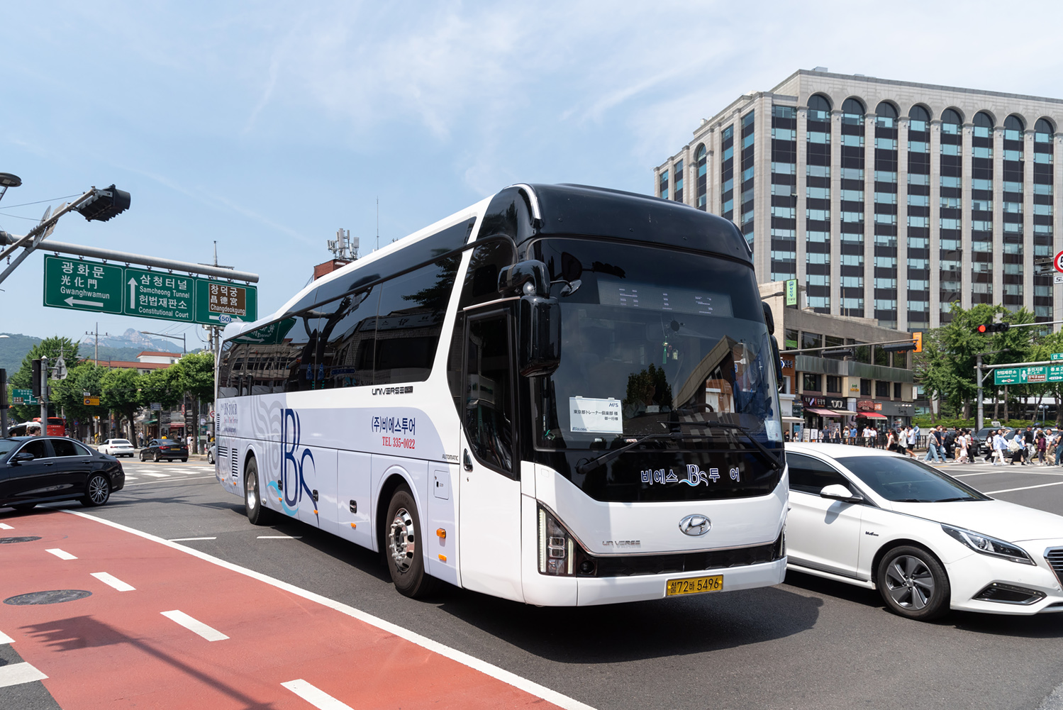 Южная Корея, Hyundai Universe F/L Noble № 서울 72 바 5496