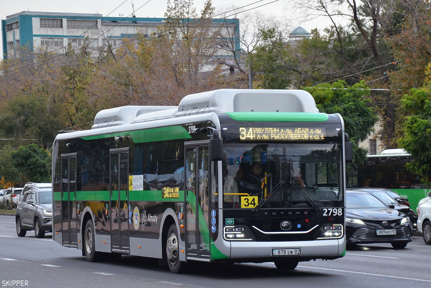 Almaty, Yutong ZK6126HG (QazTehna) č. 2798