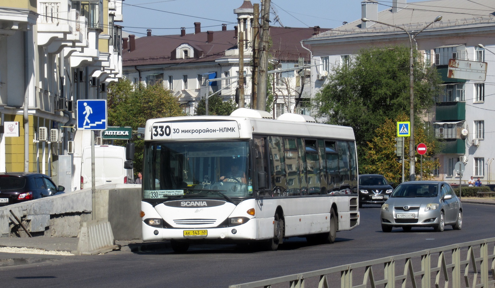 Липецкая область, Scania OmniLink I (Скания-Питер) № АК 143 48