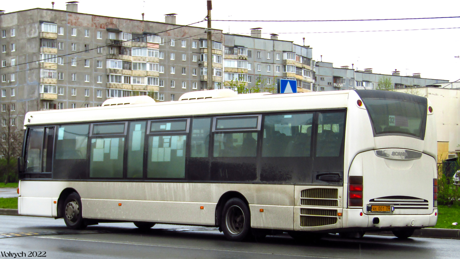 Вологодская область, Scania OmniLink I (Скания-Питер) № АК 001 35