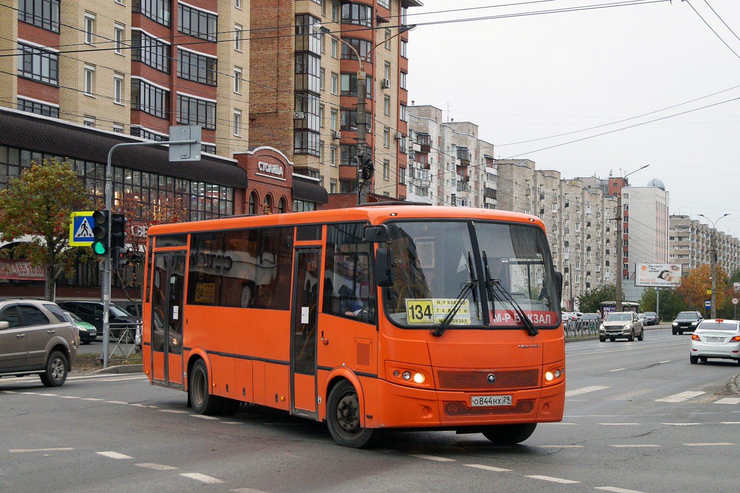 Архангельская область, ПАЗ-320414-04 "Вектор" № О 844 НХ 29