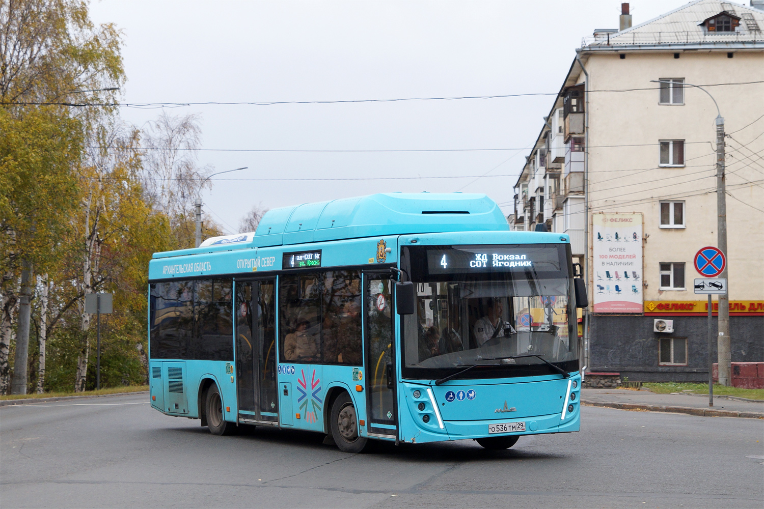 Архангельская область, МАЗ-206.948 № О 536 ТМ 29