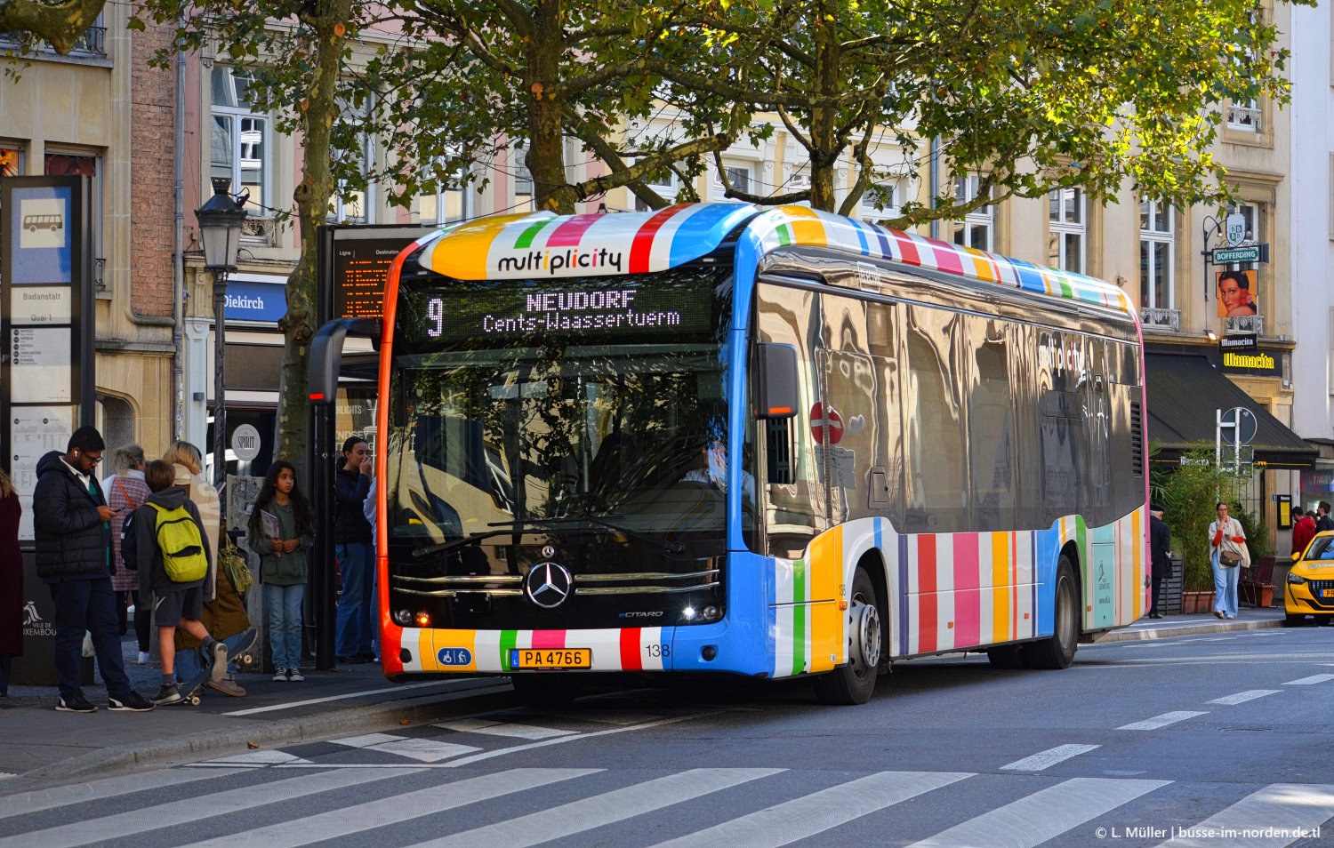 Люксембург, Mercedes-Benz eCitaro № 138