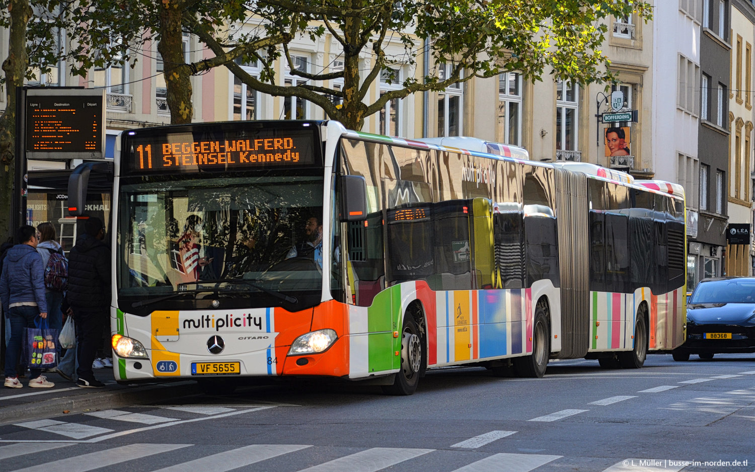 Luxembourg, Mercedes-Benz Citaro C2 G № 84