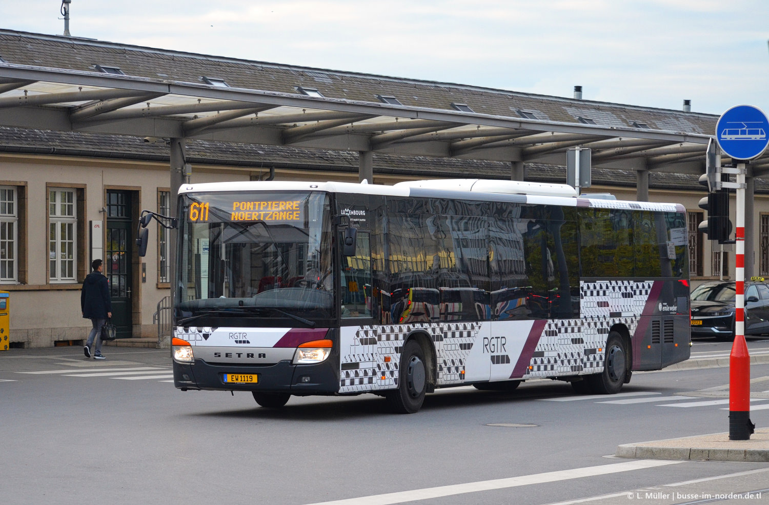 Люксембург, Setra S416LE business № EW 1119